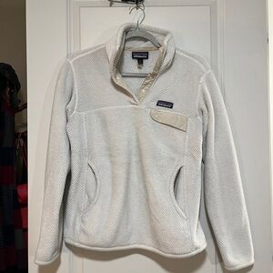Patagonia Off-White Fleece Jacket